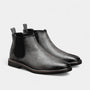 Noir | Men's High Chelsea Leather Boots-Noir-Black-38-Noir