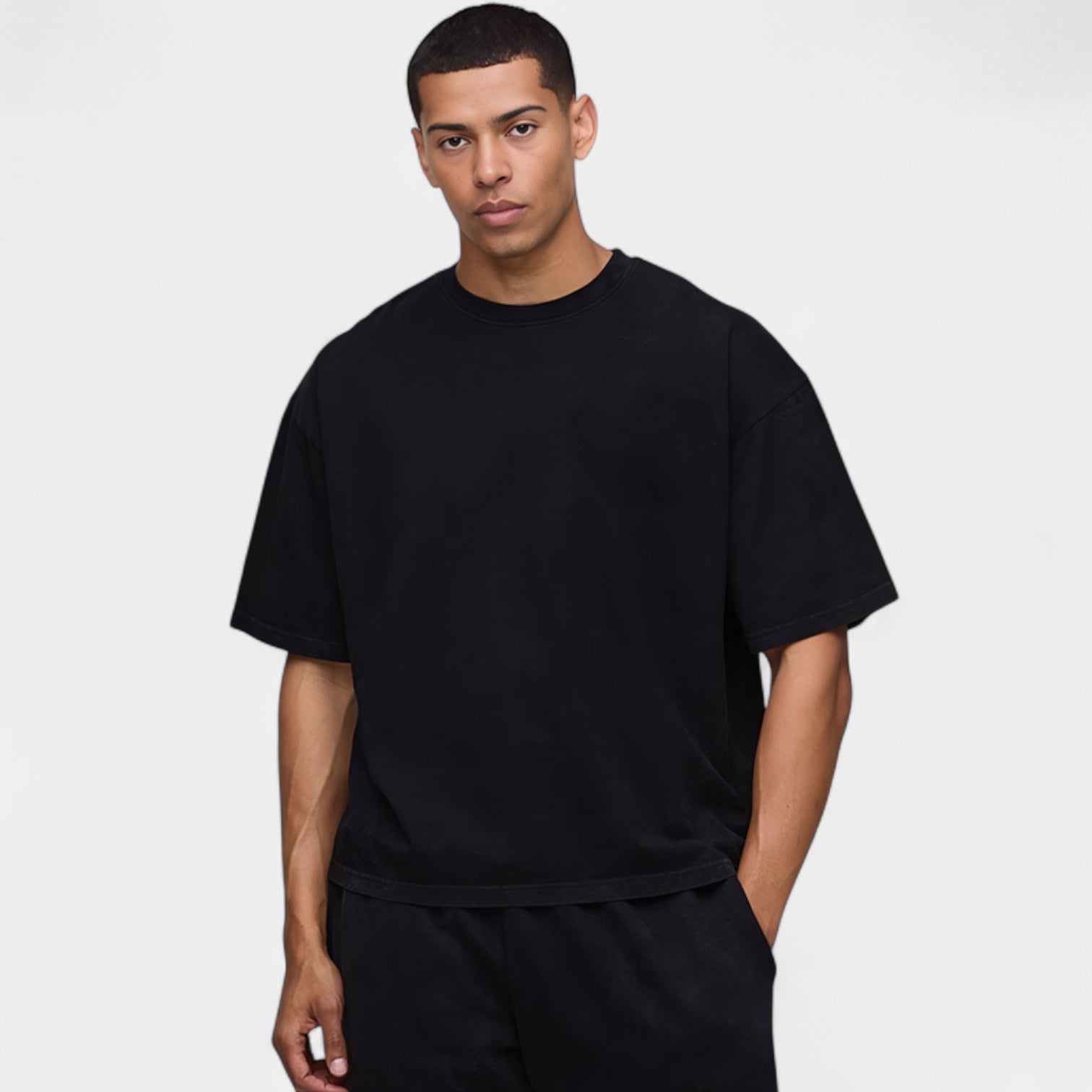 Noir | Men's Essential Oversized T-Shirt