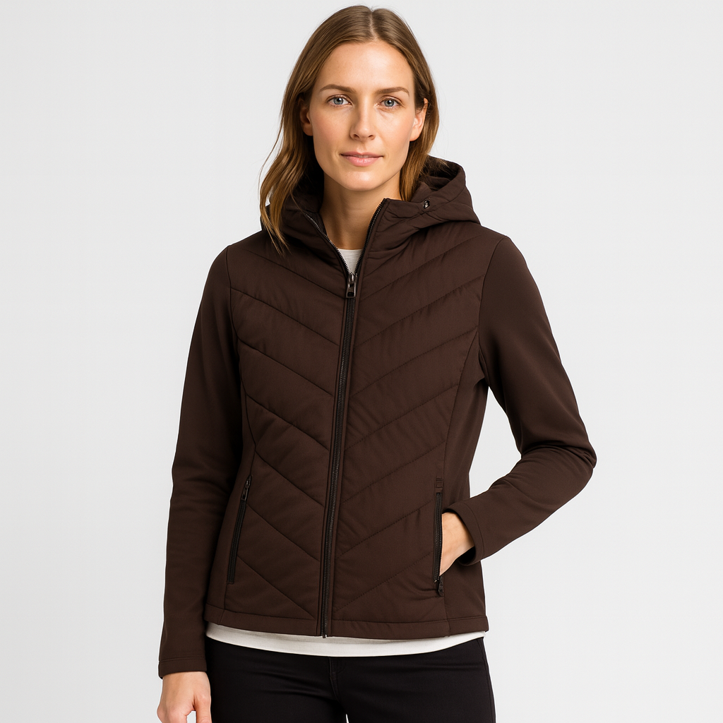 Noir | Women’s Quilted Softshell Jacket-Noir-Brown-S-Noir