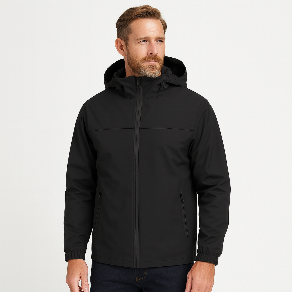 Noir | Men’s Waterproof Windbreaker Jacket