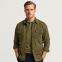 Noir | Men’s Cotton Utility Overshirt-Noir-Olive Green-XS-Noir