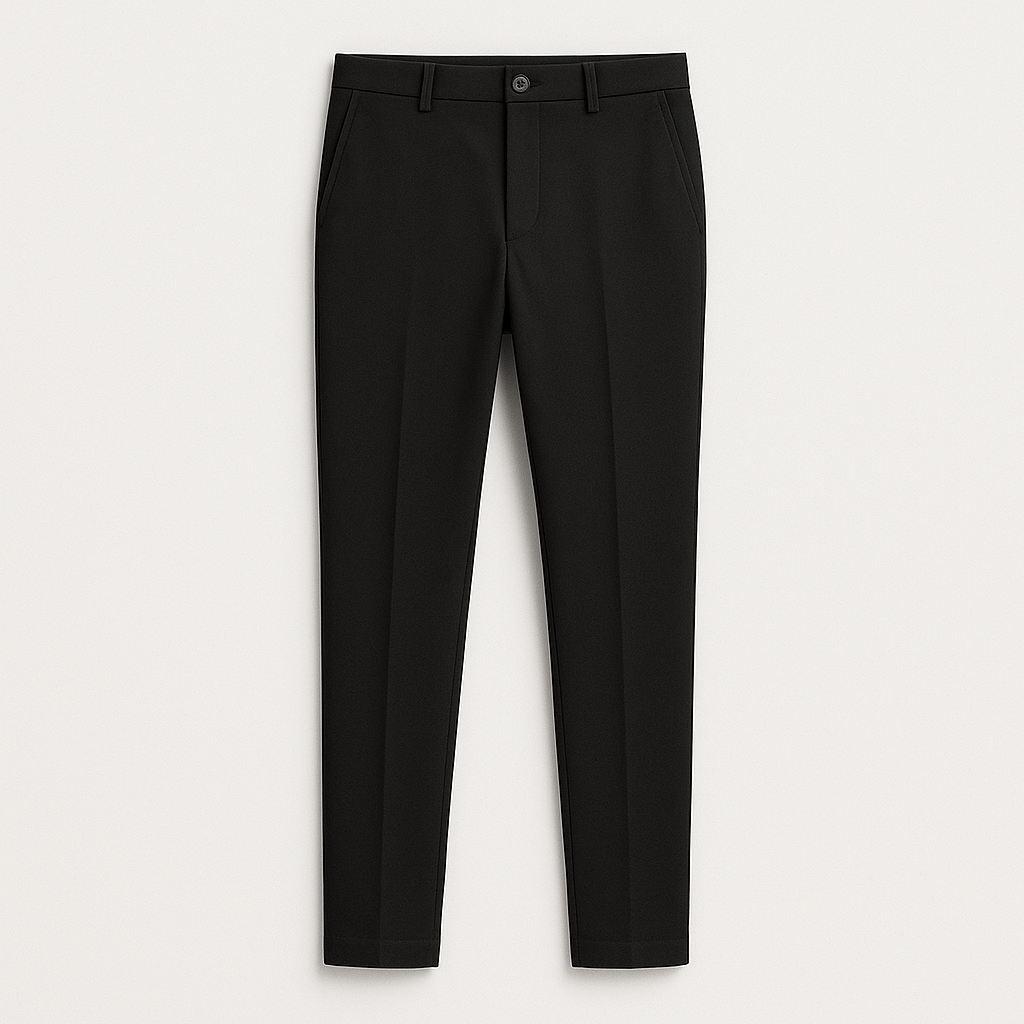 Noir | Men's Linen Trousers - Lightweight Airy Summer Pants