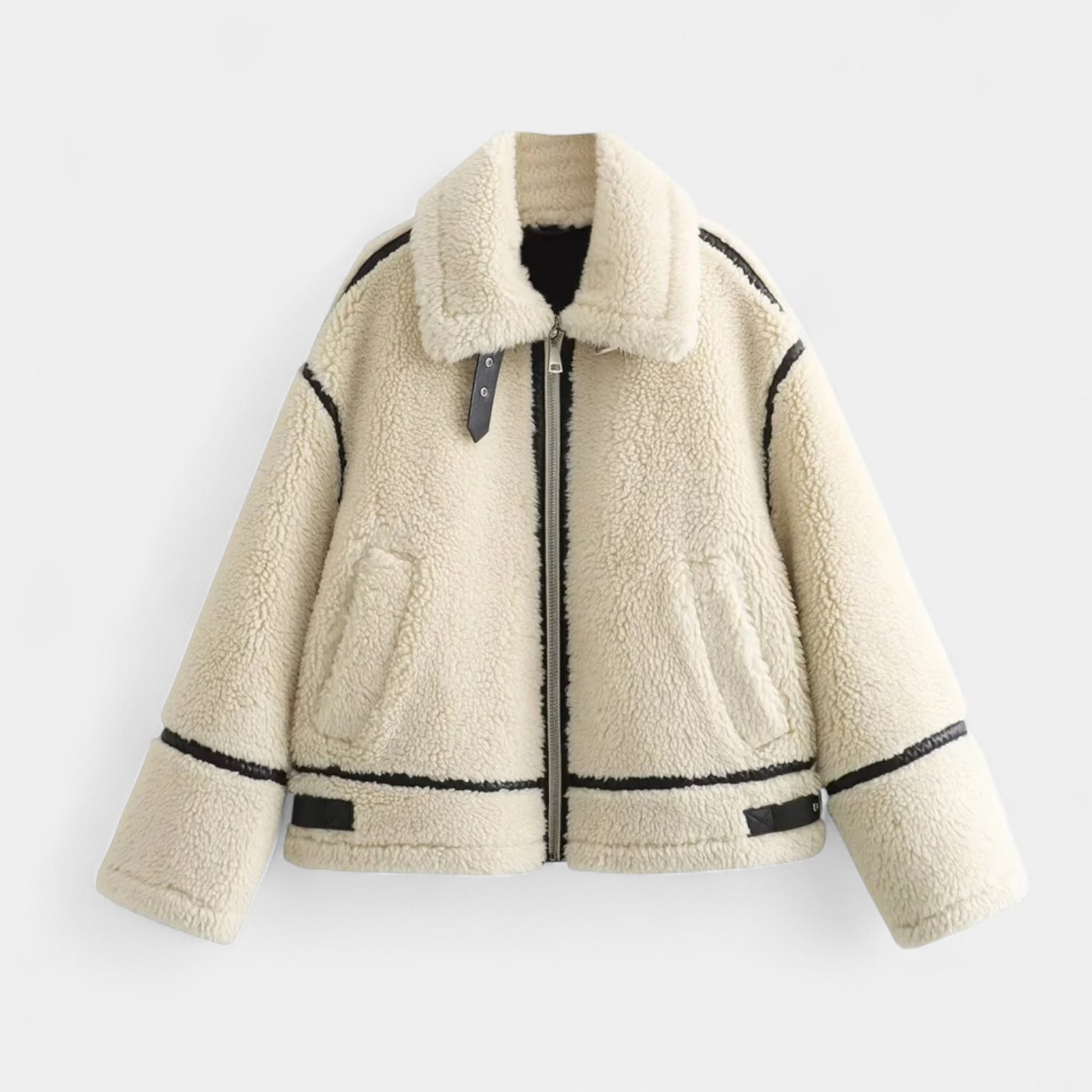 Women's Faux Fur Teddy Jacket - Plush Coat