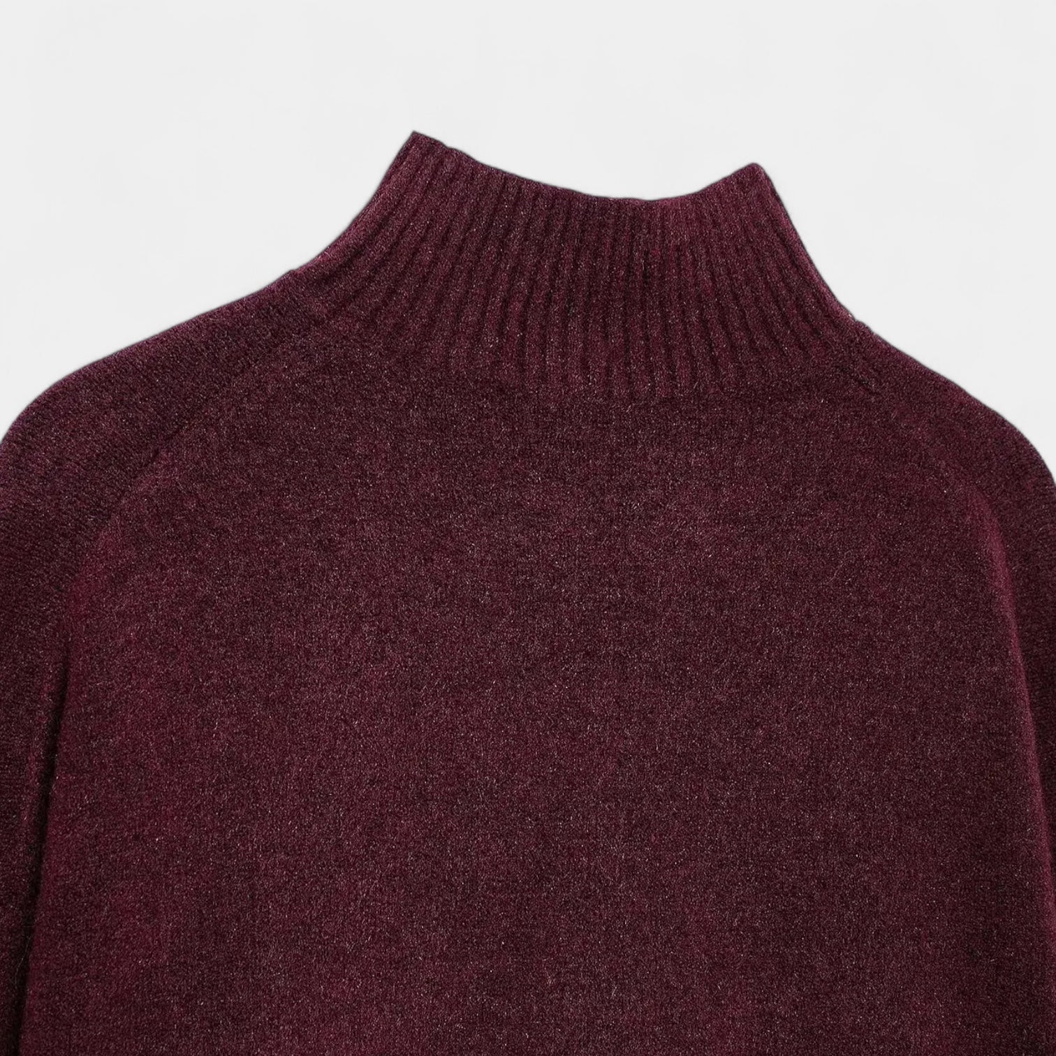 Women’s Wool Turtleneck Jumper - Soft Knit