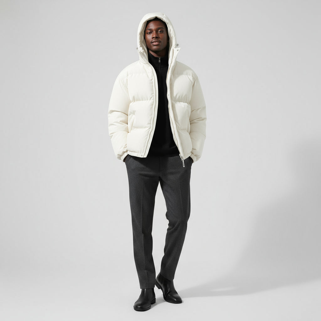 Men’s Quilted Puffer Winter Jacket