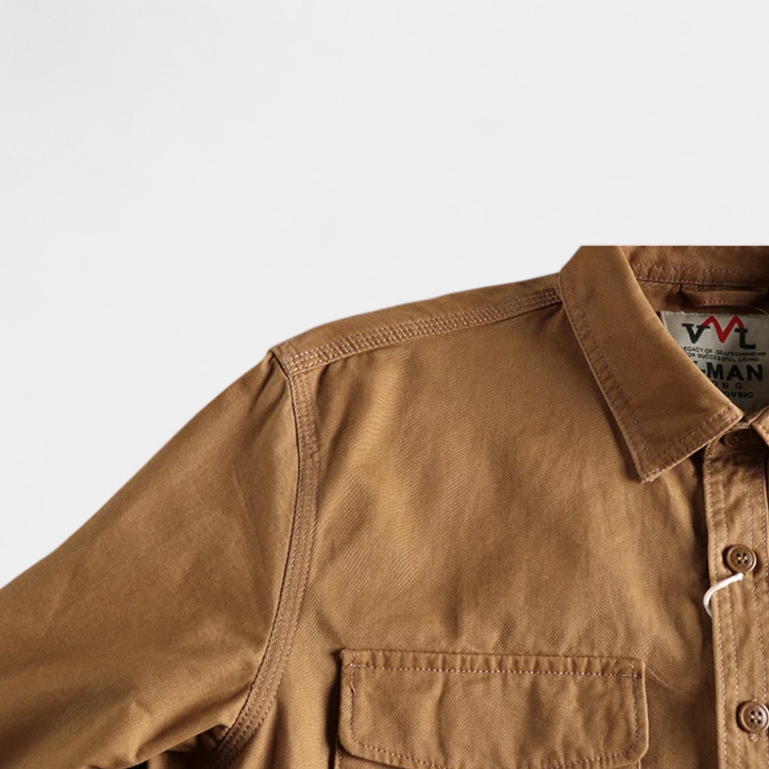 Noir | Men’s Cotton Utility Overshirt