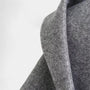 Noir | Women’s Hooded Long Coat - Belted-Jackets-Noir-Noir