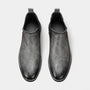 Noir | Men's High Chelsea Leather Boots-Noir-Noir