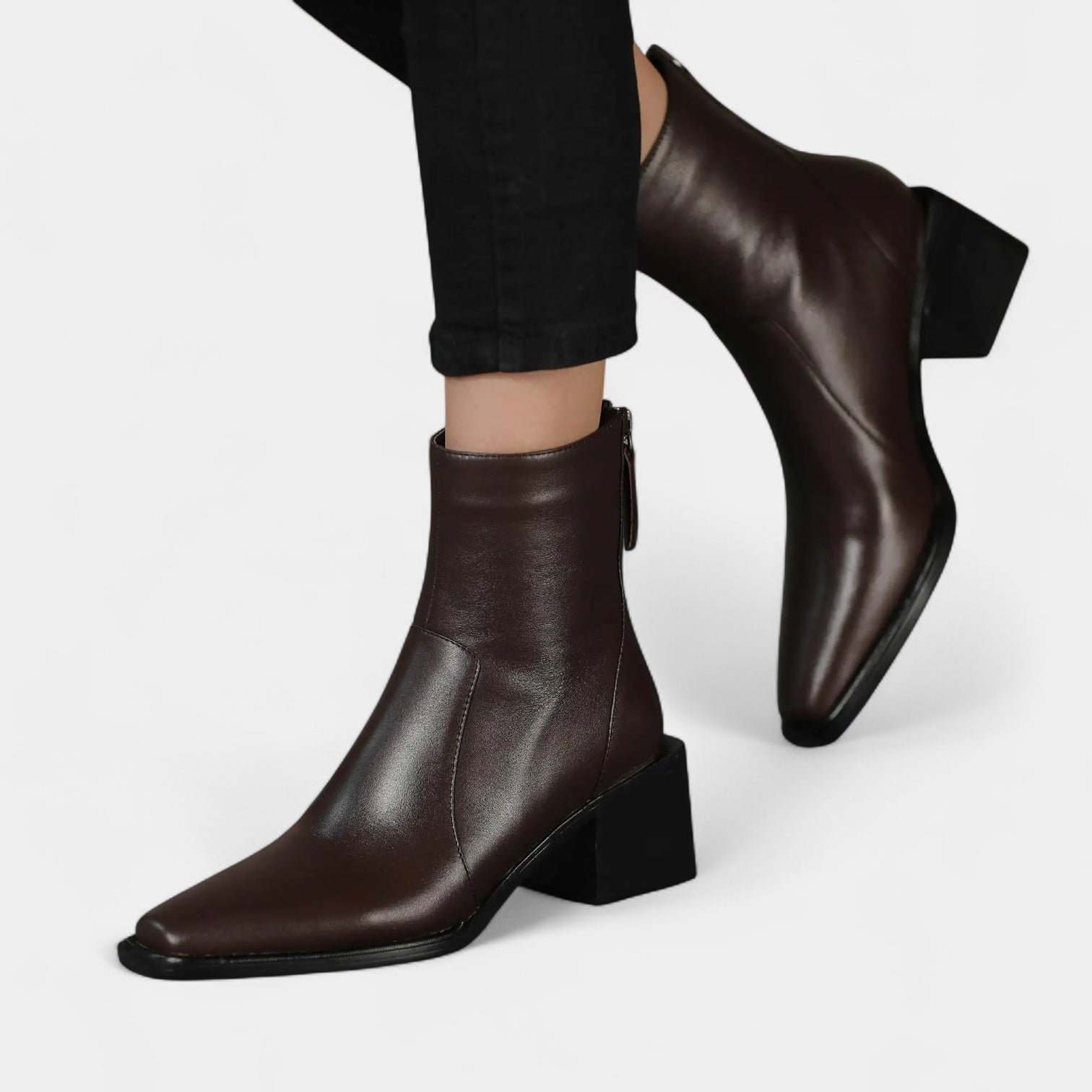 Noir | Women’s Leather Ankle Boots