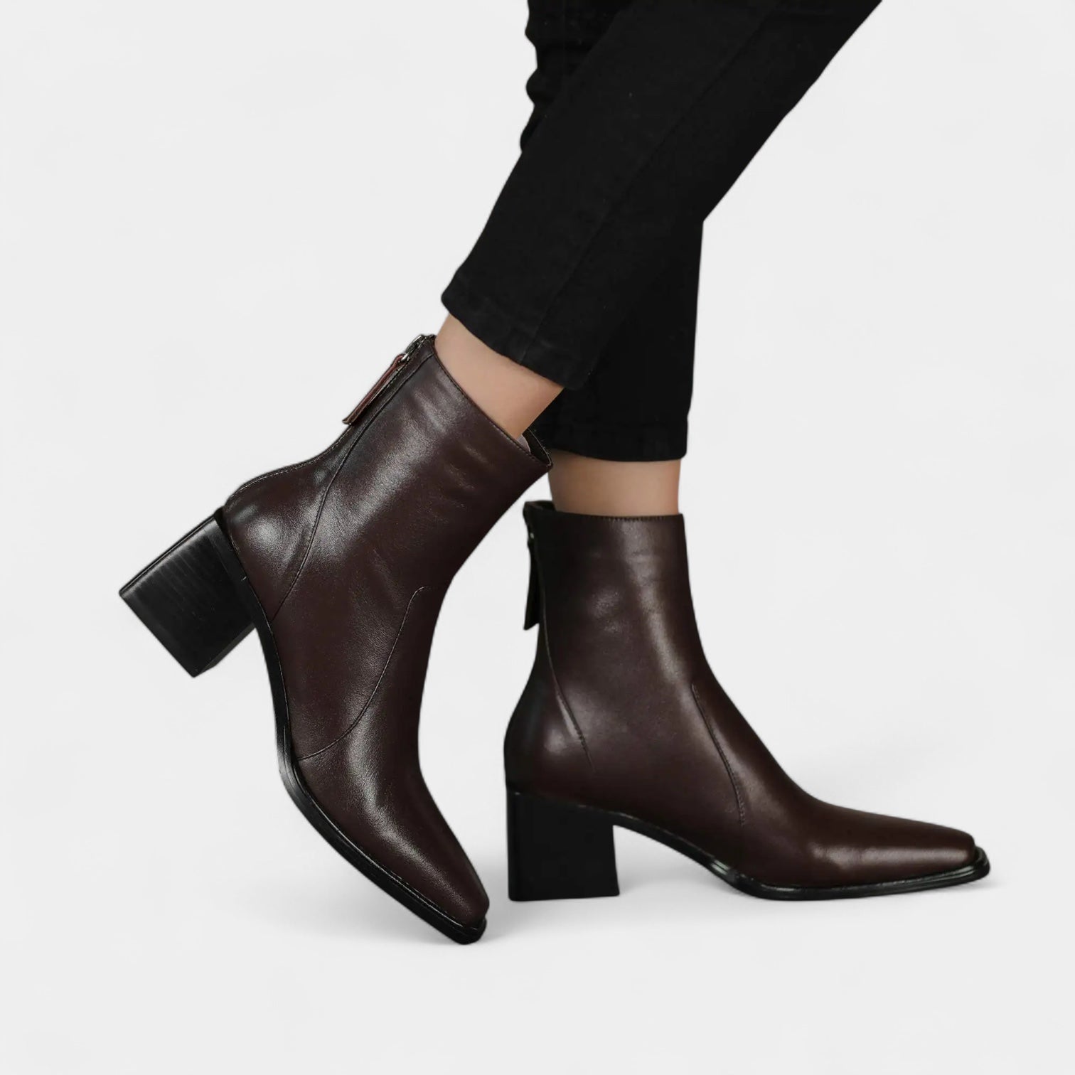 Noir | Women’s Leather Ankle Boots