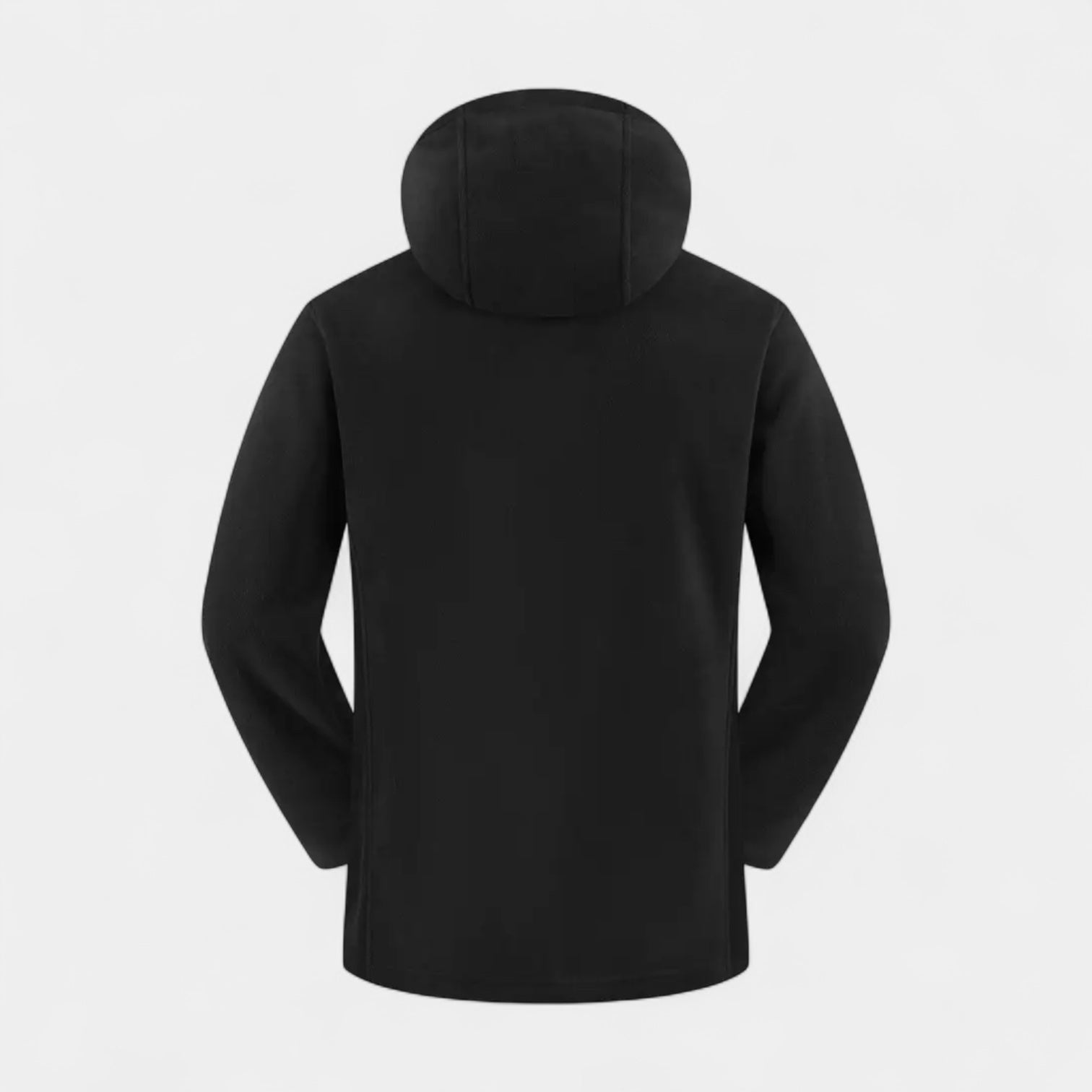 Men's Windproof Fleece Zip-Up Hoodie