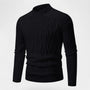 Noir | Men's Patterned Knit Sweater-Noir-Noir