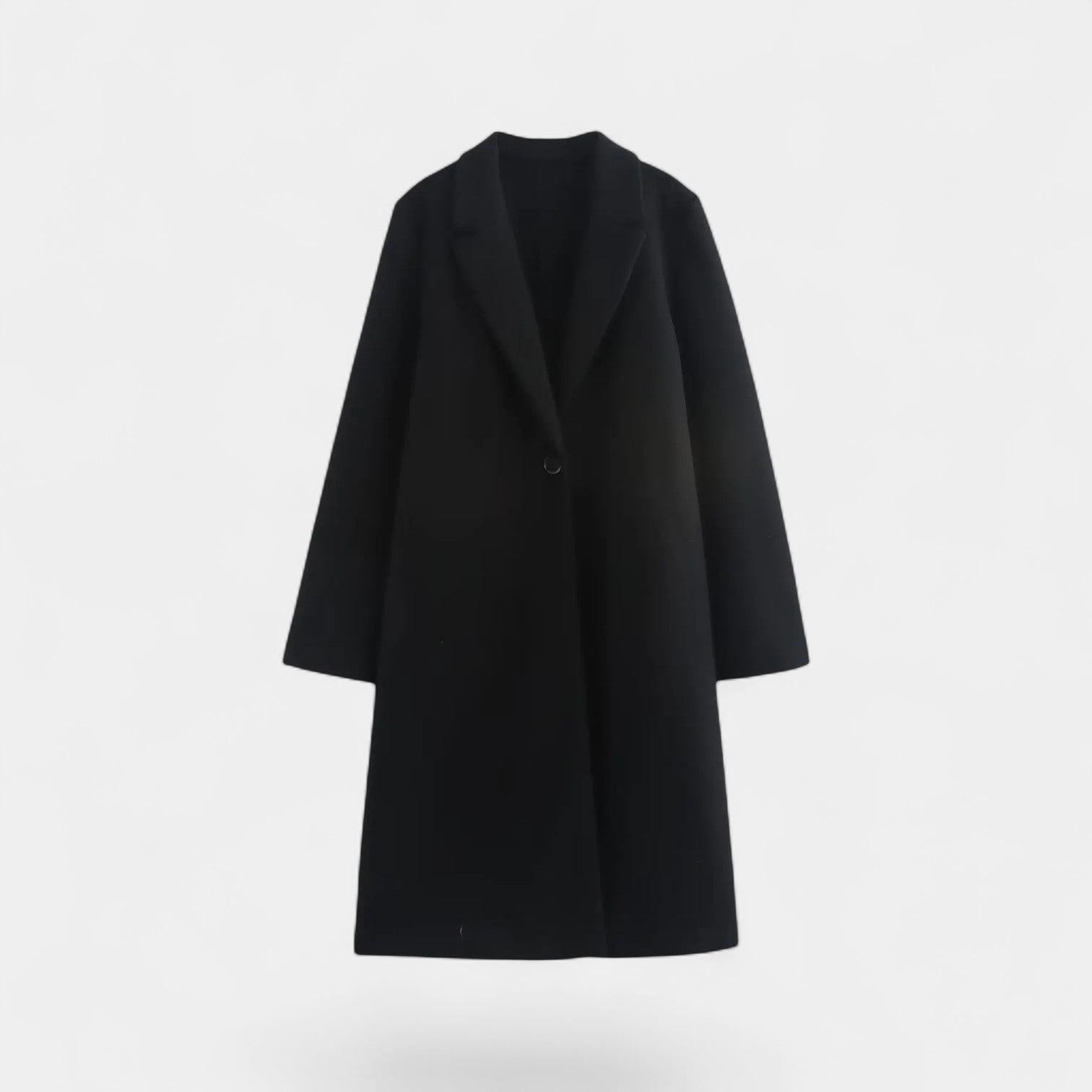 Noir | Women’s Classy Long Coat - Cashmere