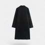 Noir | Women’s Classy Long Coat - Cashmere-Jackets-Noir-Noir