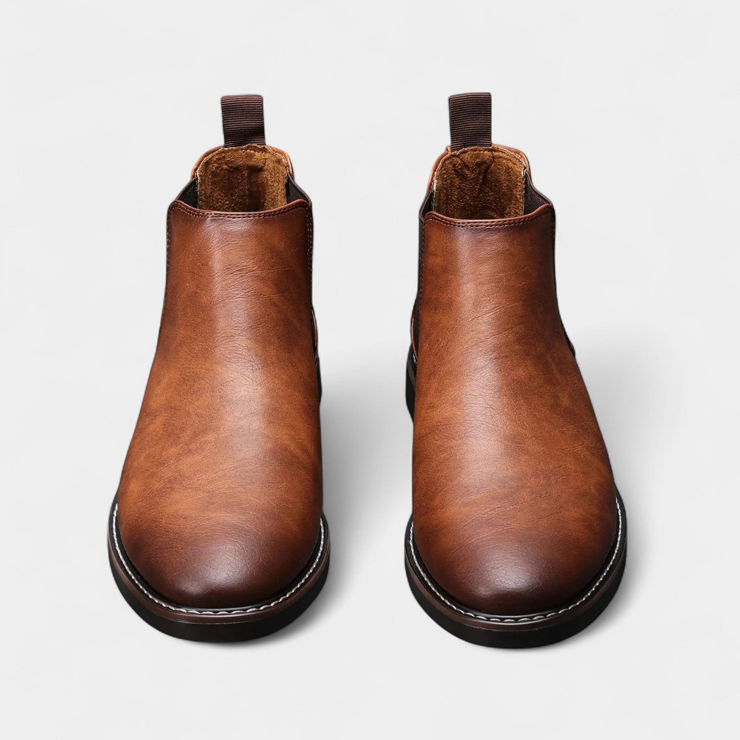 Noir | Men's High Chelsea Leather Boots