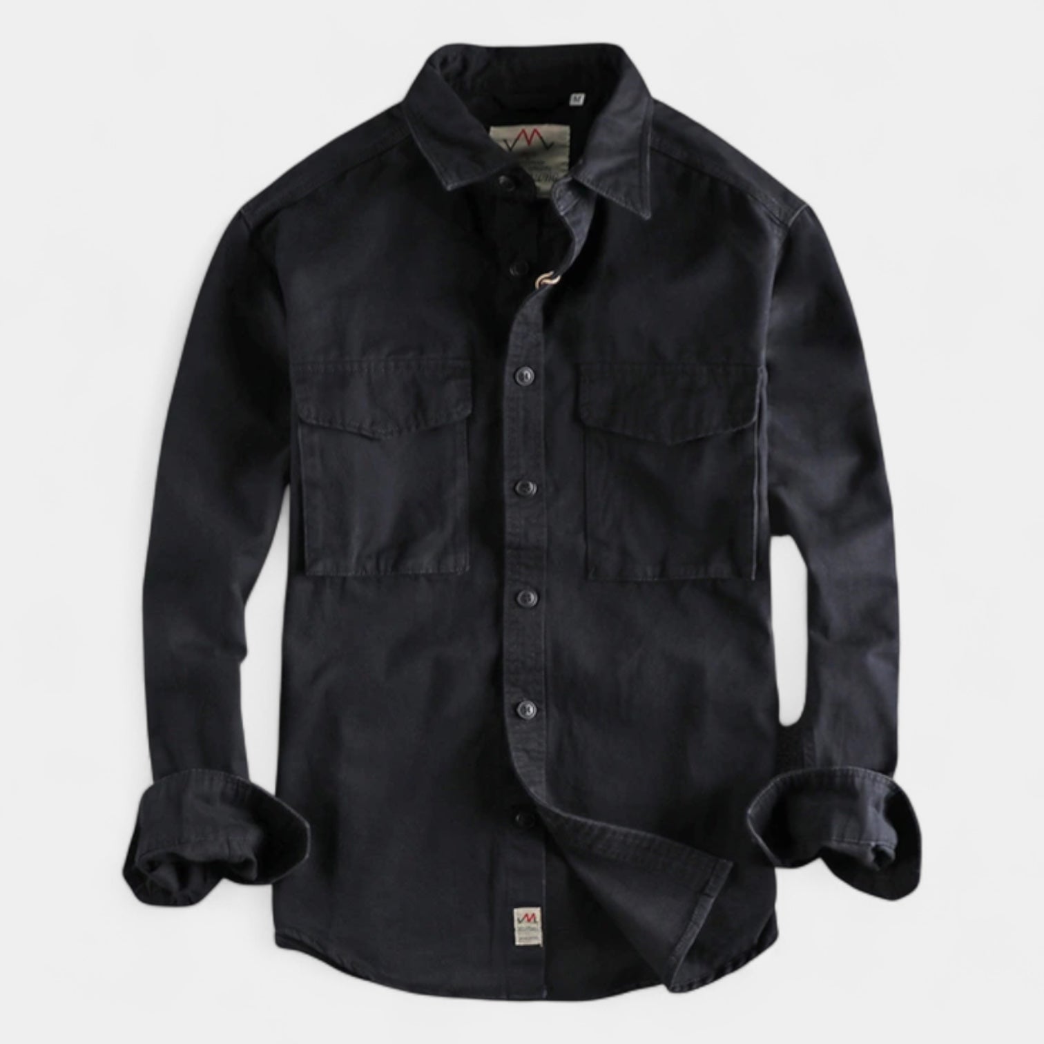 Noir | Men’s Cotton Utility Overshirt