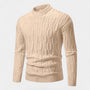Noir | Men's Patterned Knit Sweater-Noir-Noir