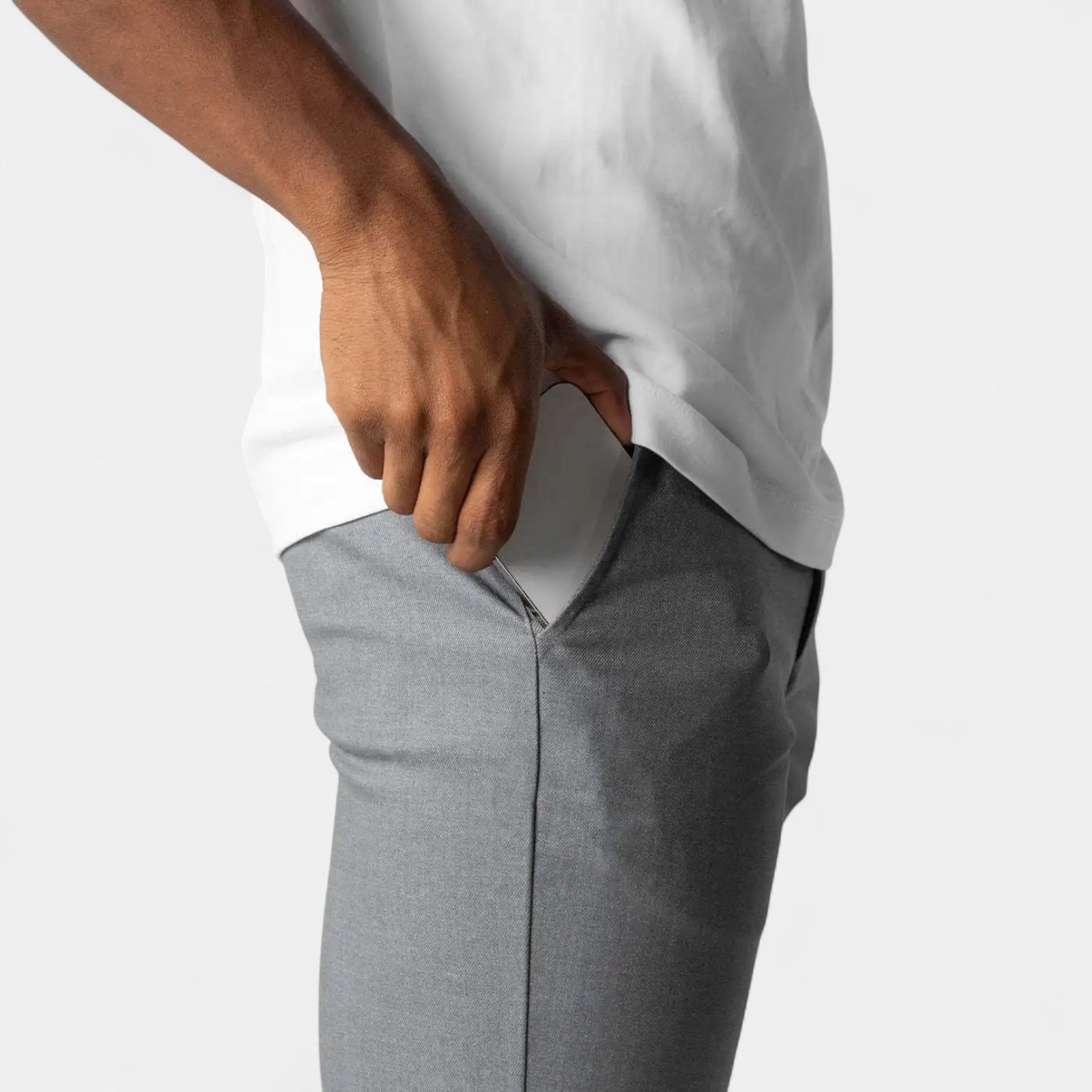 Noir | Men’s Stretch Smart Trousers-Noir-Noir
