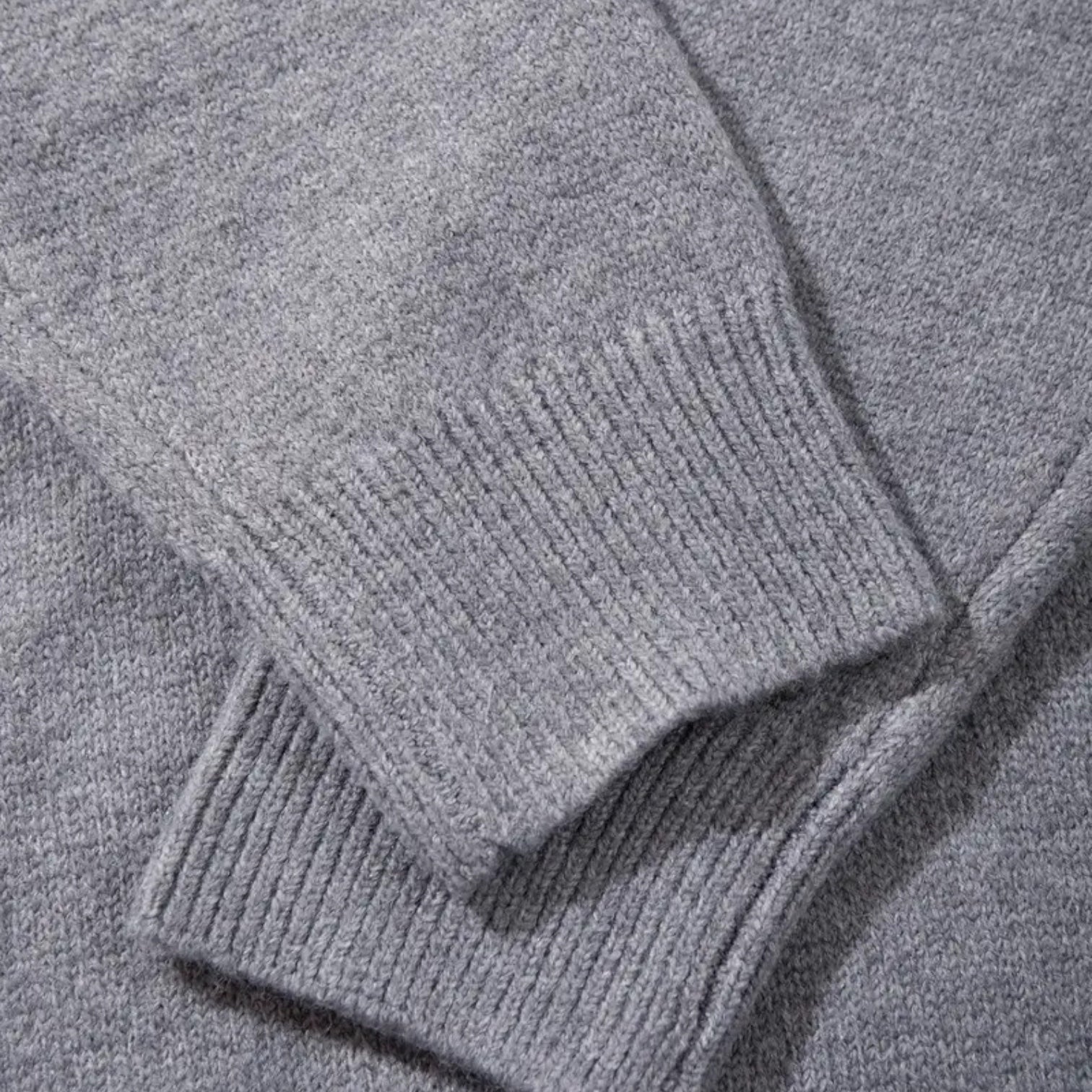 Men’s Wool-Blend Knitted Hoodie