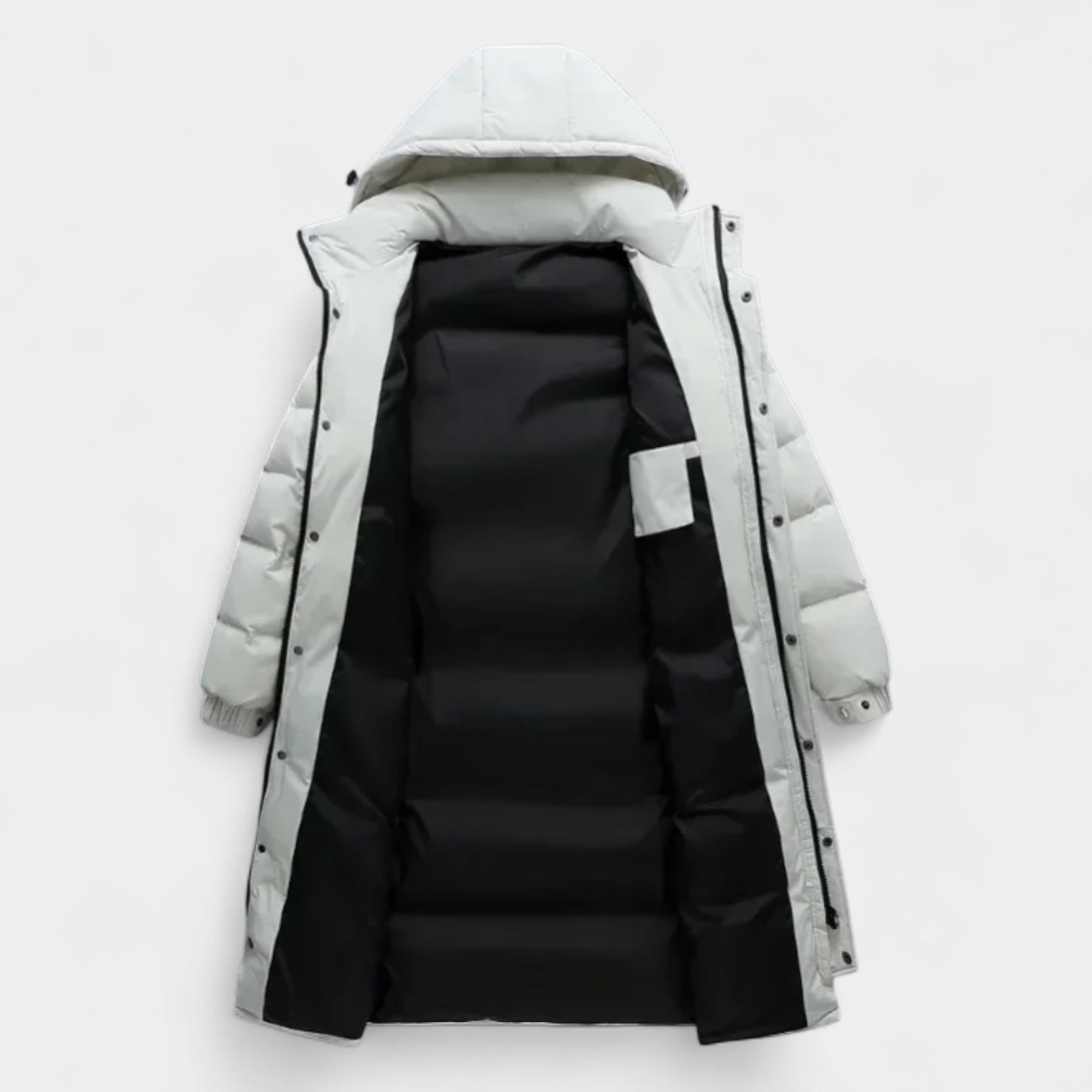 Noir | Men’s Down Puffer Parka-Noir-Noir