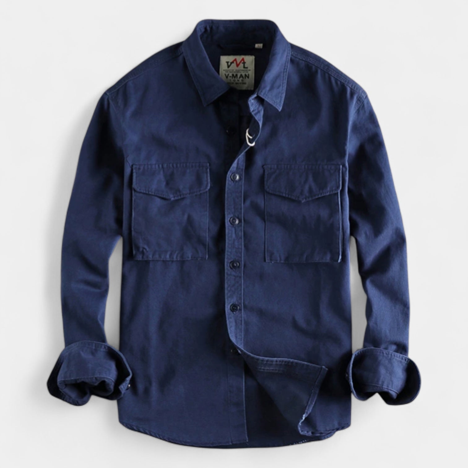 Noir | Men’s Cotton Utility Overshirt