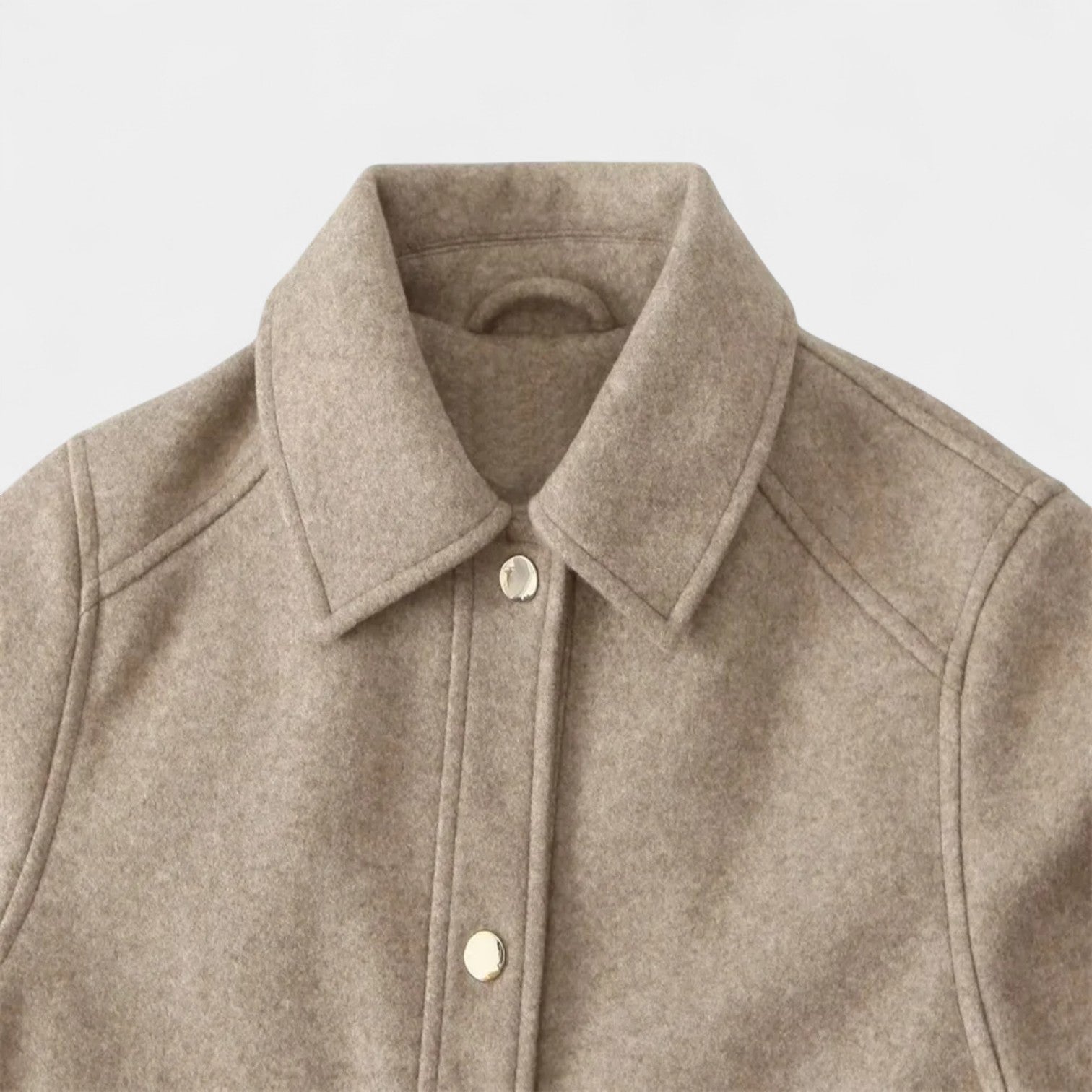 Women’s Cropped Wool-Blend Jacket