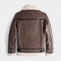 Noir | Men’s Leather Aviator Jacket-Noir-Noir