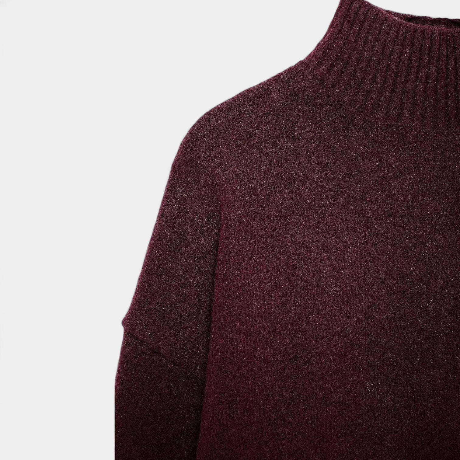 Women’s Wool Turtleneck Jumper - Soft Knit
