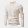 Noir | Men's Patterned Knit Sweater-Noir-Noir
