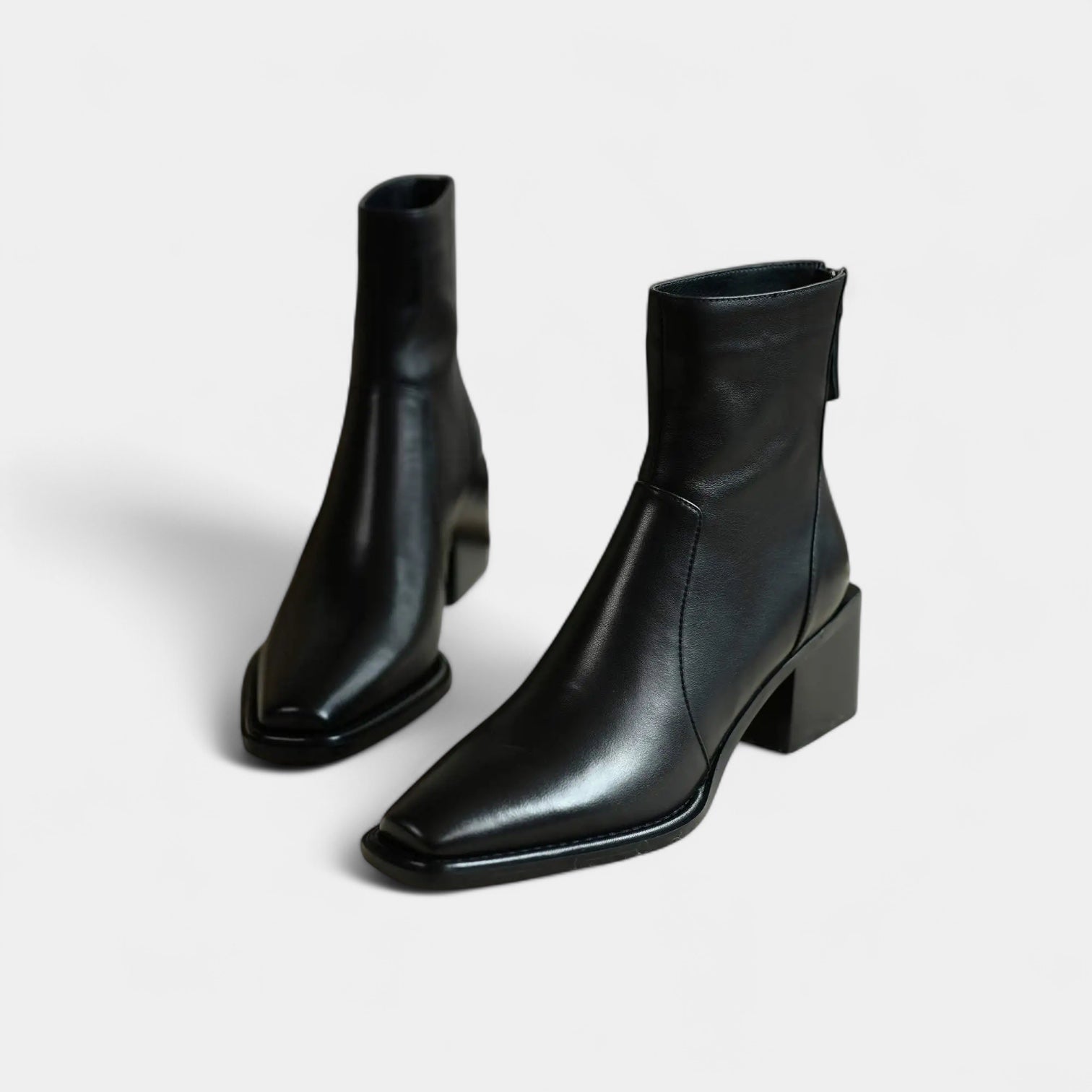 Noir | Women’s Leather Ankle Boots