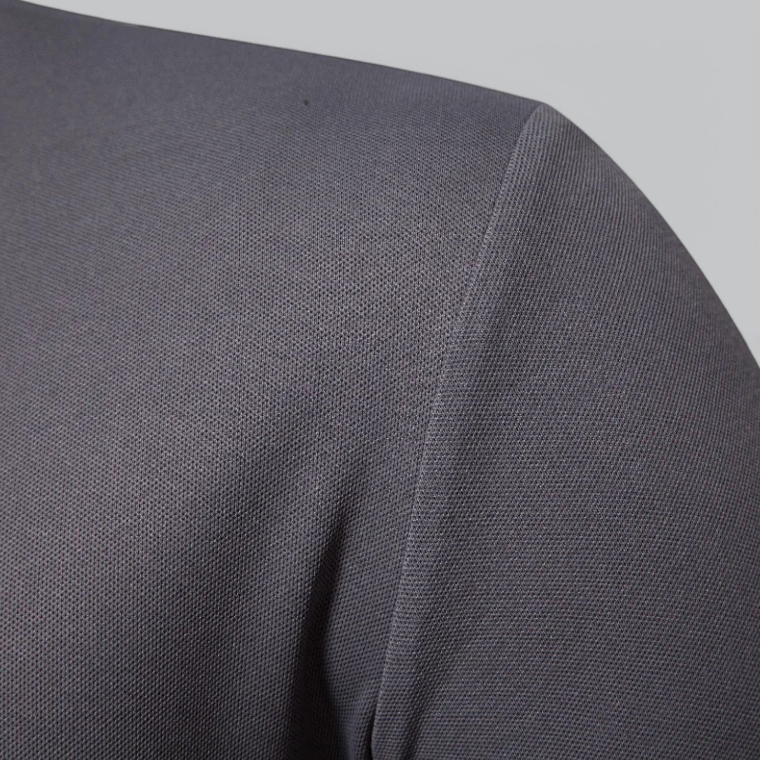 Noir | Men’s Long Sleeve Polo Shirt-Polo Shirts-Noir-Noir