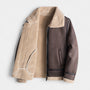 Noir | Men’s Leather Aviator Jacket-Noir-Noir