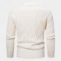 Noir | Men's Patterned Knit Sweater-Noir-Noir