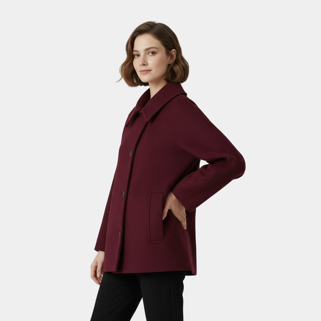 Women’s Wool-Blend Soft Coat