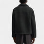 Noir | Men’s Textured Wool Overshirt-Noir-Noir