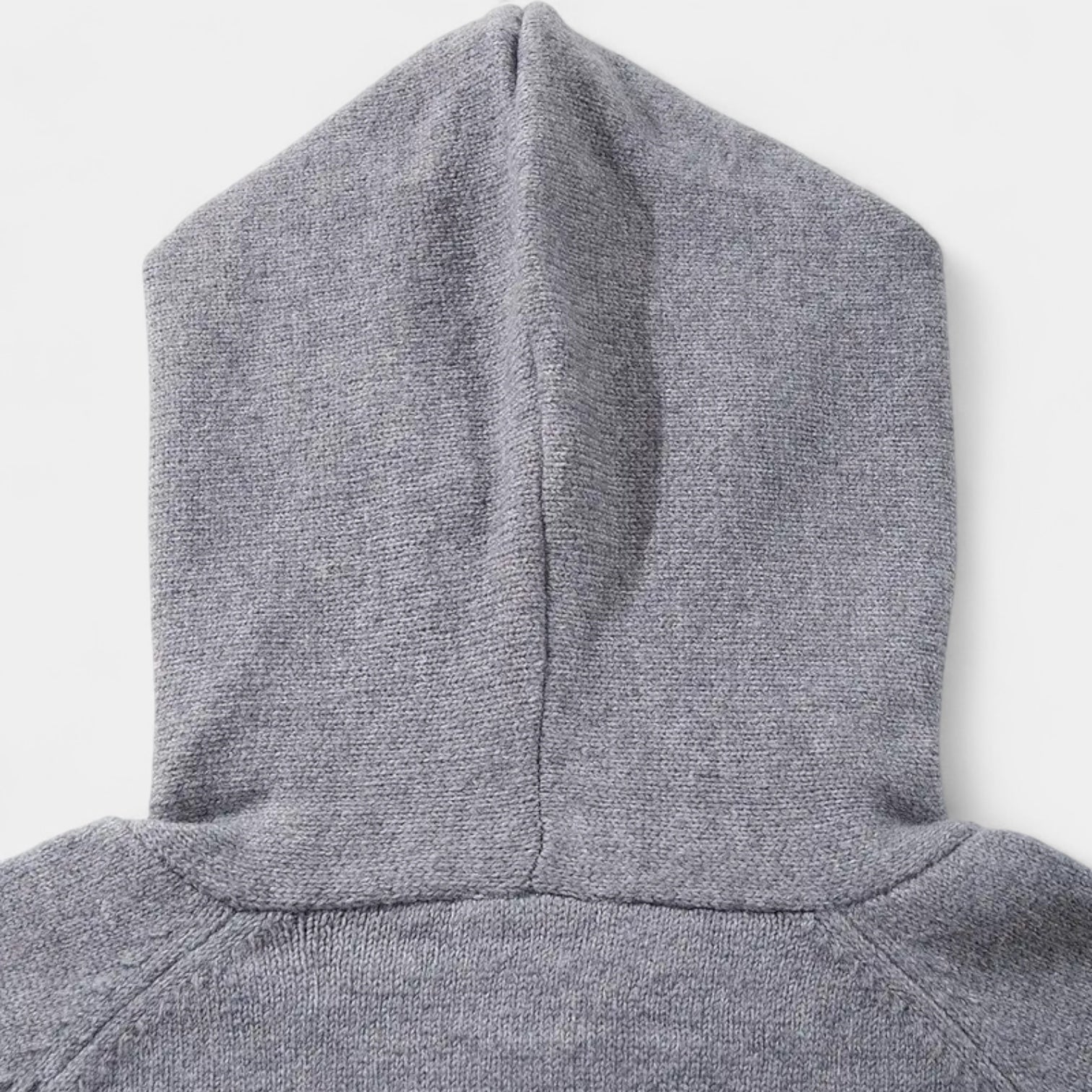 Men’s Wool-Blend Knitted Hoodie