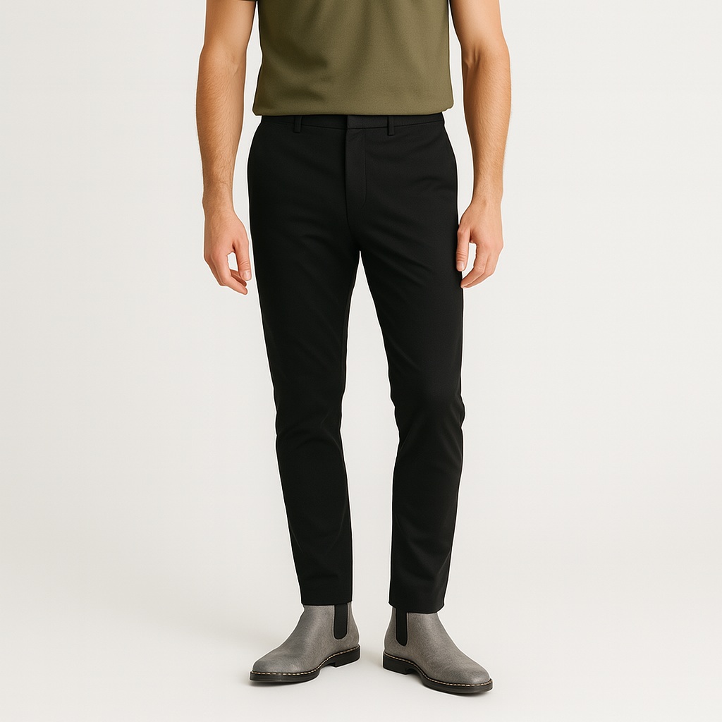 Noir | Men's High Chelsea Leather Boots