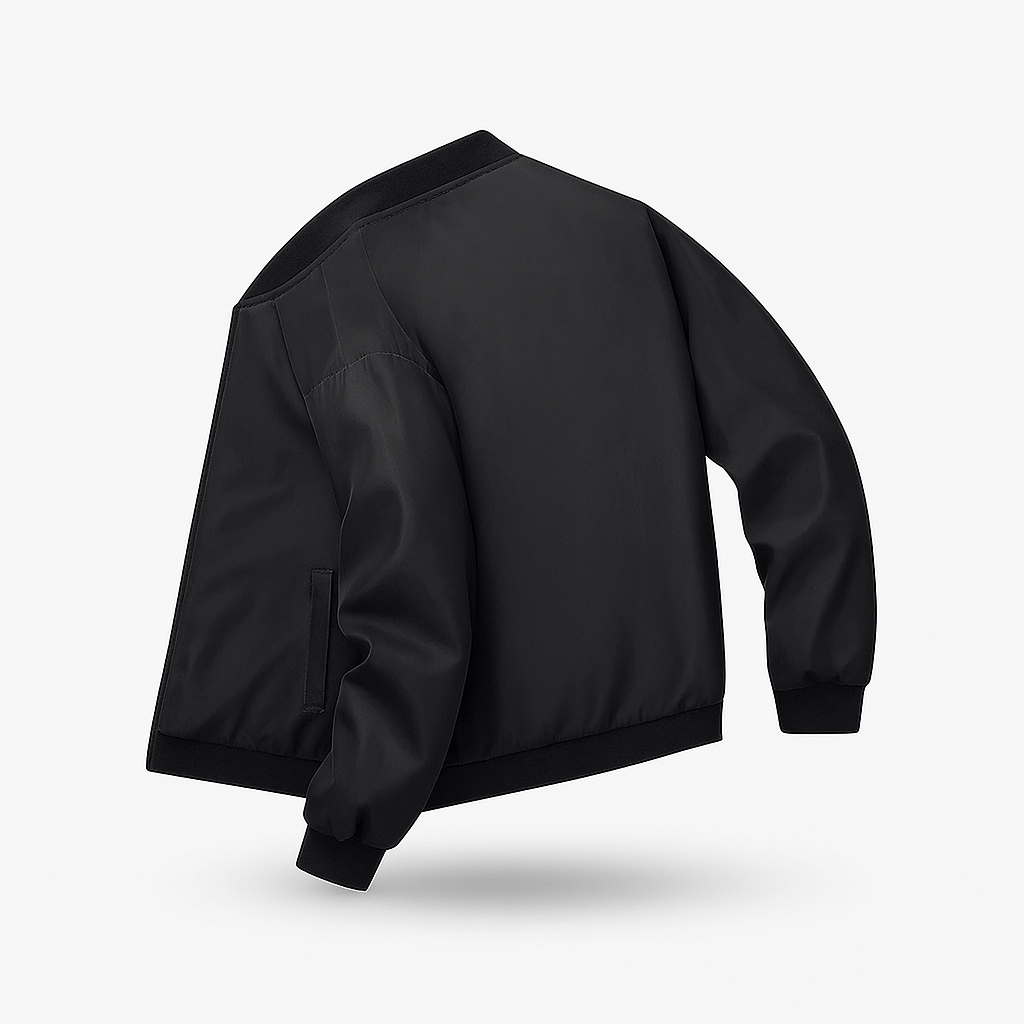 Noir | Men's Lightweight Bomber Jacket - Business Fit