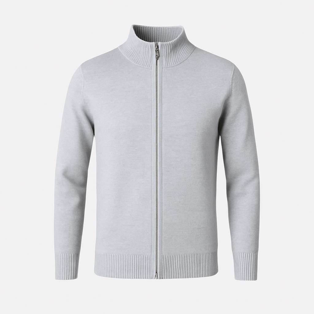 Noir | Men’s Zip Jumper - Cotton Jacket