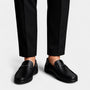 Noir | Men’s Leather Loafers - Business Shoes-Loafers-Noir-Noir
