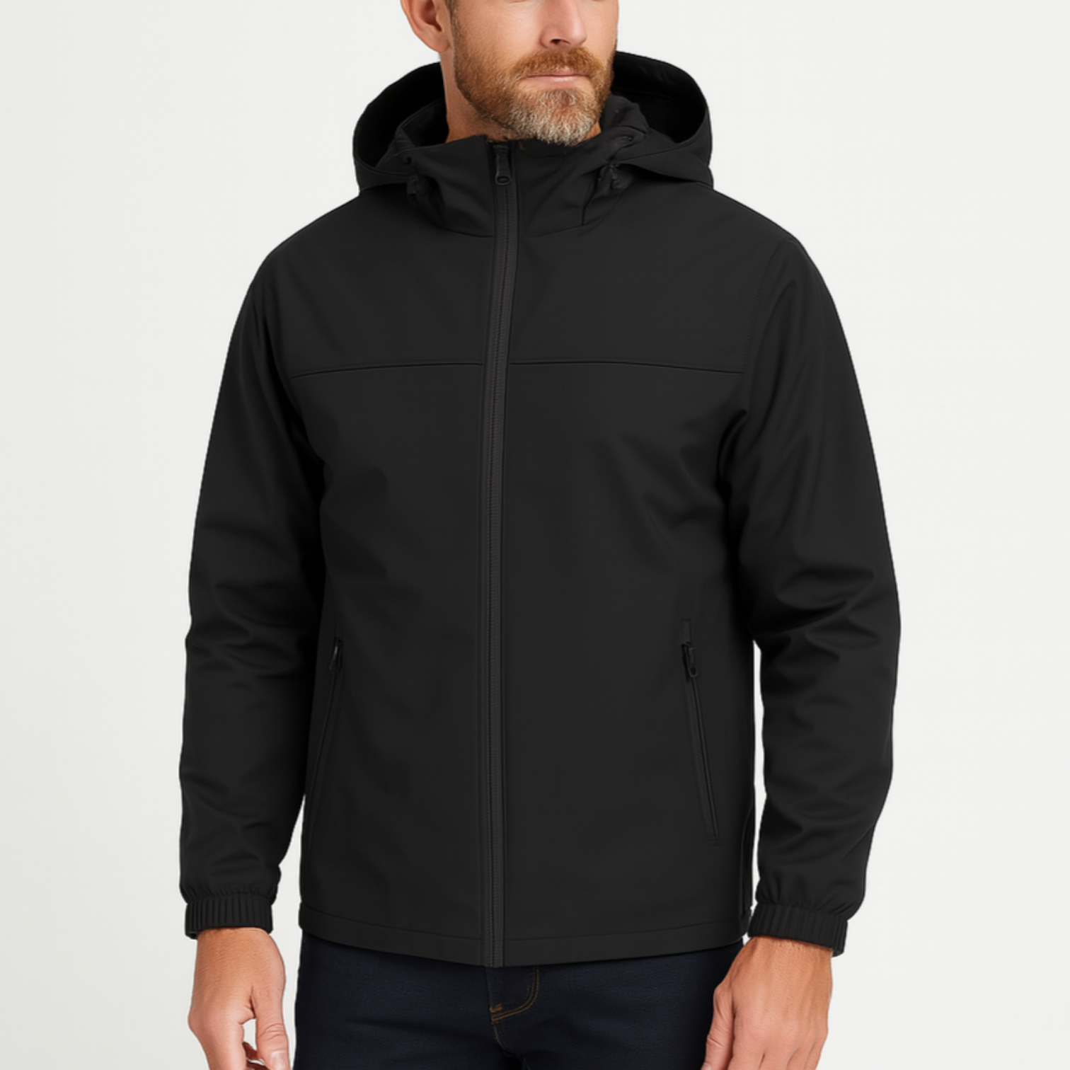 Noir | Men’s Waterproof Windbreaker Jacket-Noir-Black-S-Noir