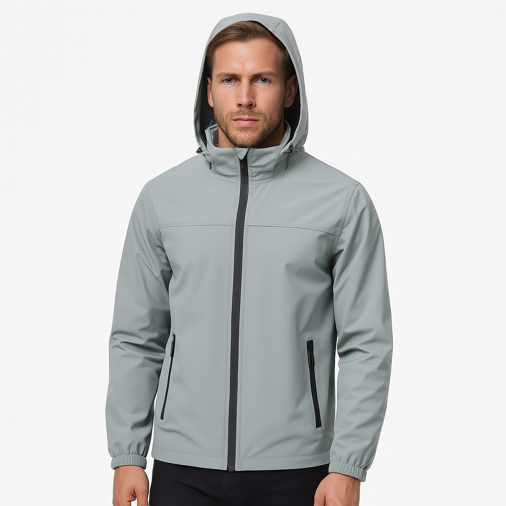 Noir | Men’s Waterproof Windbreaker Jacket