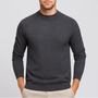 Noir | Men's Merino Mock Neck Jumper-Noir-Dark Grey-S-Noir
