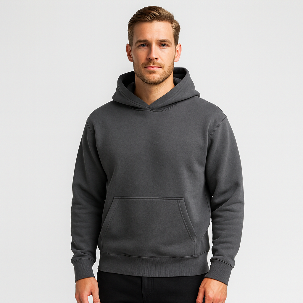 Noir | Men's Heavyweight Cotton Fleece Hoodie-Noir-Dark Grey-XS-Noir