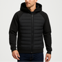 Noir | Men's Softshell Puffer Jacket - Hooded-Noir-Black-XS-Noir