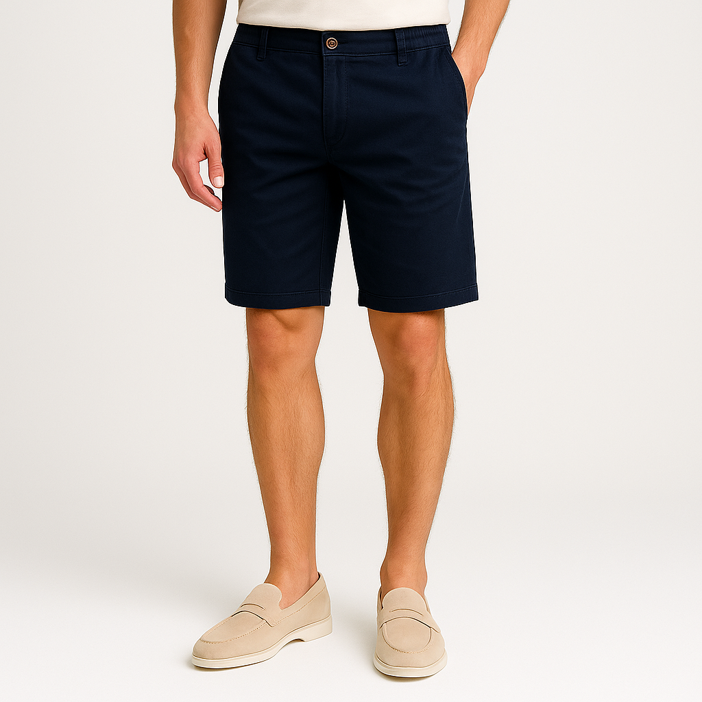 Noir | Men's Shorts - Summer Shorts with Elastic Waist