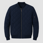 Noir | Men's Vintage Bomber- Lightweight Baseball Jacket-Noir-Noir