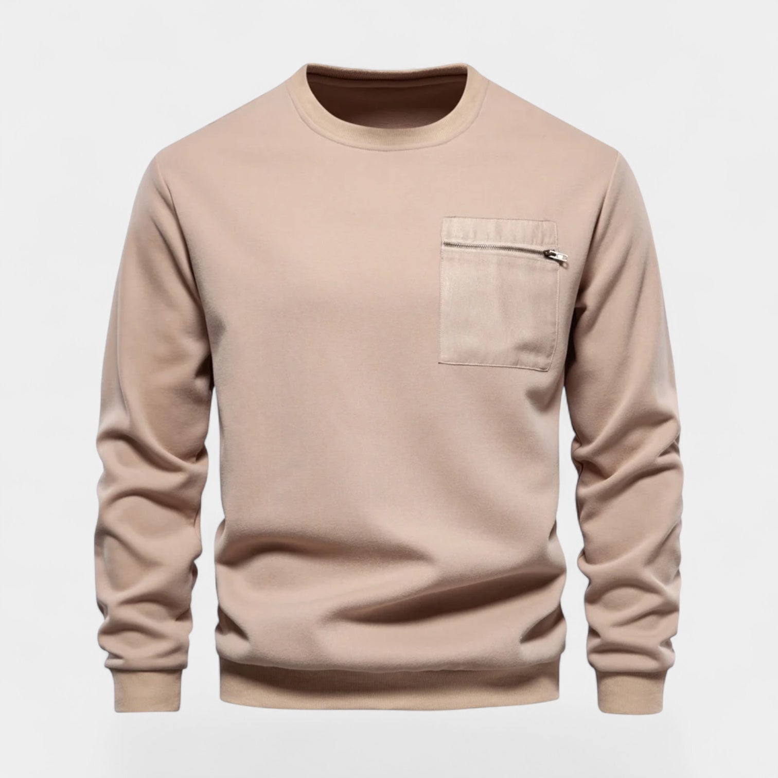 Men’s Brushed Crew Neck Sweater