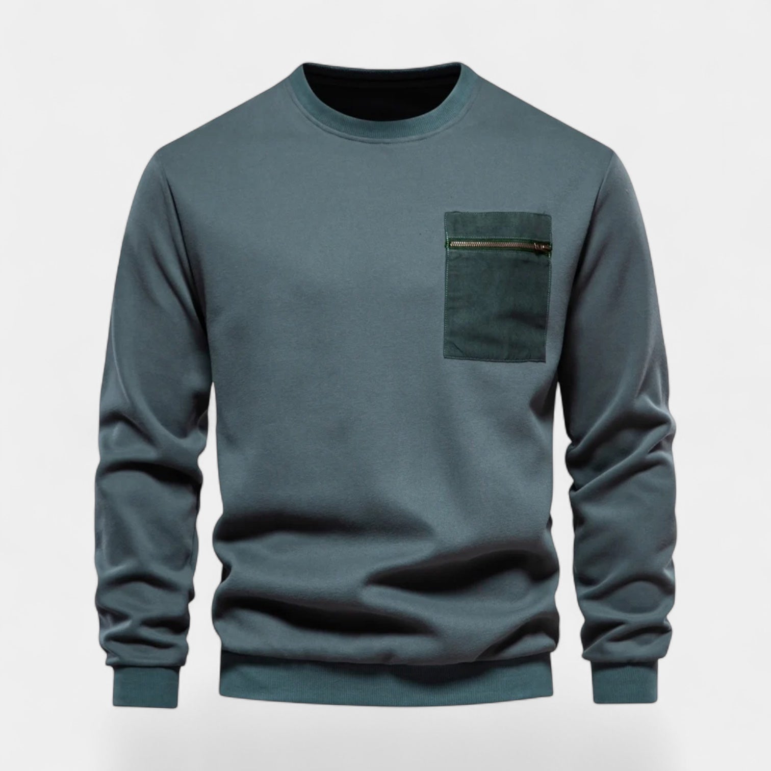 Men’s Brushed Crew Neck Sweater