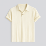 Noir | Men's Classic Polo - Old Money Jacquard T-shirt-Polo Shirts-Noir-Noir